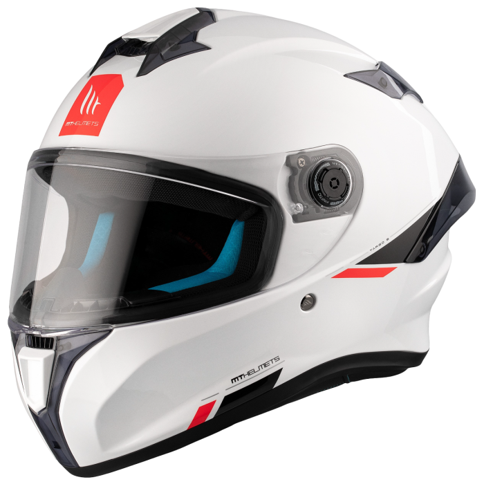 Купити мотошолом MT Helmets Targo S Solid A0 Gloss Pearl White